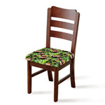Tropical Hawaiian Parrot Pattern Print Chair Cushion Cover