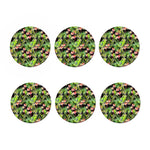 Tropical Hawaiian Parrot Pattern Print Coaster Set