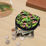 Tropical Hawaiian Parrot Pattern Print Coin Purse