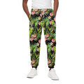 Tropical Hawaiian Parrot Pattern Print Cotton Sweatpants