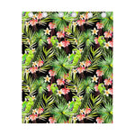 Tropical Hawaiian Parrot Pattern Print Curtain