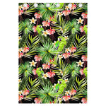 Tropical Hawaiian Parrot Pattern Print Curtain