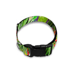 Tropical Hawaiian Parrot Pattern Print Dog Collar