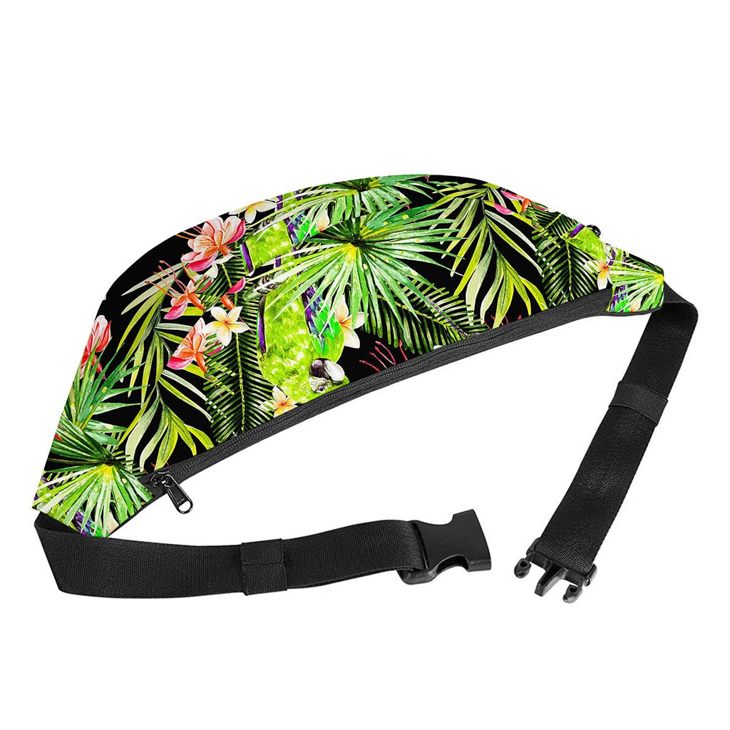 Tropical Hawaiian Parrot Pattern Print Fanny Pack
