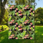 Tropical Hawaiian Parrot Pattern Print Garden Flag