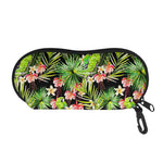 Tropical Hawaiian Parrot Pattern Print Glasses Case
