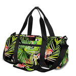 Tropical Hawaiian Parrot Pattern Print Gym Bag