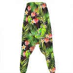Tropical Hawaiian Parrot Pattern Print Hammer Pants