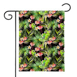 Tropical Hawaiian Parrot Pattern Print House Flag