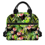 Tropical Hawaiian Parrot Pattern Print Insulated Lunch Bag