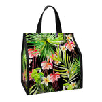 Tropical Hawaiian Parrot Pattern Print Insulated Lunch Tote