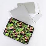 Tropical Hawaiian Parrot Pattern Print Laptop Sleeve