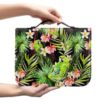 Tropical Hawaiian Parrot Pattern Print Leather Bible Cover