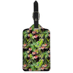 Tropical Hawaiian Parrot Pattern Print Luggage Tag