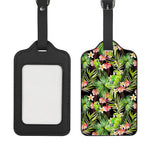 Tropical Hawaiian Parrot Pattern Print Luggage Tag