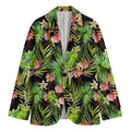 Tropical Hawaiian Parrot Pattern Print Men's Blazer