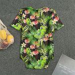 Tropical Hawaiian Parrot Pattern Print Men's Bodysuit