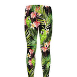 Tropical Hawaiian Parrot Pattern Print Men's leggings