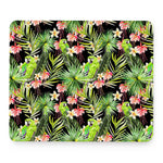 Tropical Hawaiian Parrot Pattern Print Mouse Pad