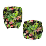 Tropical Hawaiian Parrot Pattern Print Office Chair Cover