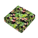 Tropical Hawaiian Parrot Pattern Print Outdoor Seat Cushion Cover
