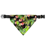 Tropical Hawaiian Parrot Pattern Print Over The Collar Dog Bandana