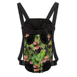 Tropical Hawaiian Parrot Pattern Print Pet Carrier Backpack