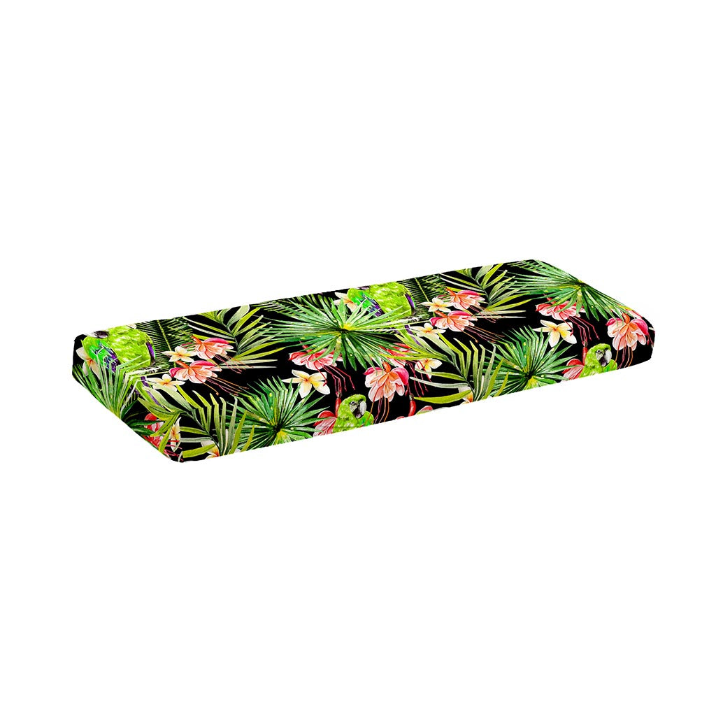 Tropical Hawaiian Parrot Pattern Print Piano Keyboard Cover