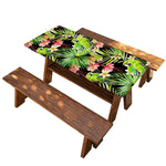 Tropical Hawaiian Parrot Pattern Print Picnic Table Cover