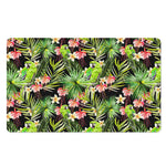 Tropical Hawaiian Parrot Pattern Print Polyester Doormat
