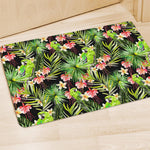 Tropical Hawaiian Parrot Pattern Print Polyester Doormat