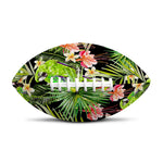 Tropical Hawaiian Parrot Pattern Print Rugby Ball