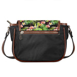 Tropical Hawaiian Parrot Pattern Print Saddle Bag