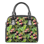 Tropical Hawaiian Parrot Pattern Print Shoulder Handbag