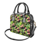 Tropical Hawaiian Parrot Pattern Print Shoulder Handbag