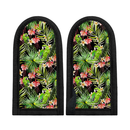 Tropical Hawaiian Parrot Pattern Print Skillet Handle Cover