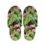 Tropical Hawaiian Parrot Pattern Print Slippers