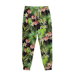 Tropical Hawaiian Parrot Pattern Print Sweatpants