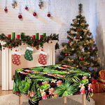 Tropical Hawaiian Parrot Pattern Print Tablecloth