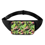 Tropical Hawaiian Parrot Pattern Print Waist Bag
