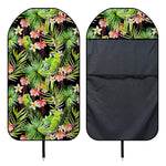 Tropical Hawaiian Parrot Pattern Print Waterproof Car Seat Cover