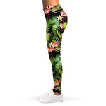 Tropical Hawaiian Parrot Pattern Print Women's Leggings