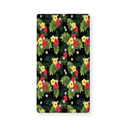 Tropical Hibiscus Aloha Pattern Print Baby Crib Sheet