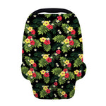 Tropical Hibiscus Aloha Pattern Print Baby Seat Cover