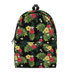 Tropical Hibiscus Aloha Pattern Print Backpack
