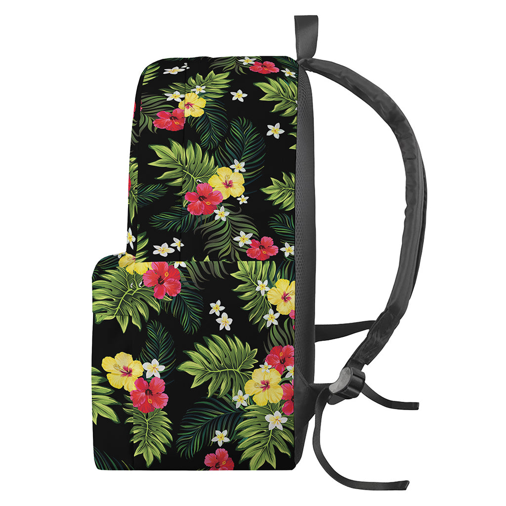 Tropical Hibiscus Aloha Pattern Print Backpack