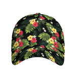 Tropical Hibiscus Aloha Pattern Print Baseball Cap