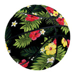 Tropical Hibiscus Aloha Pattern Print Basketball