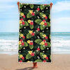 Tropical Hibiscus Aloha Pattern Print Beach Towel