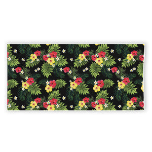 Tropical Hibiscus Aloha Pattern Print Beach Towel